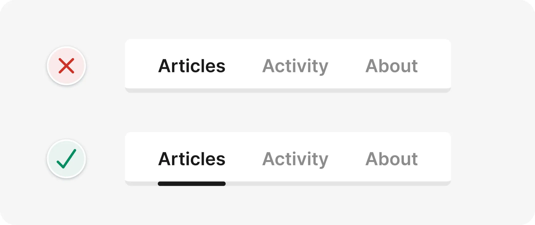 不要仅依赖颜色作为指示