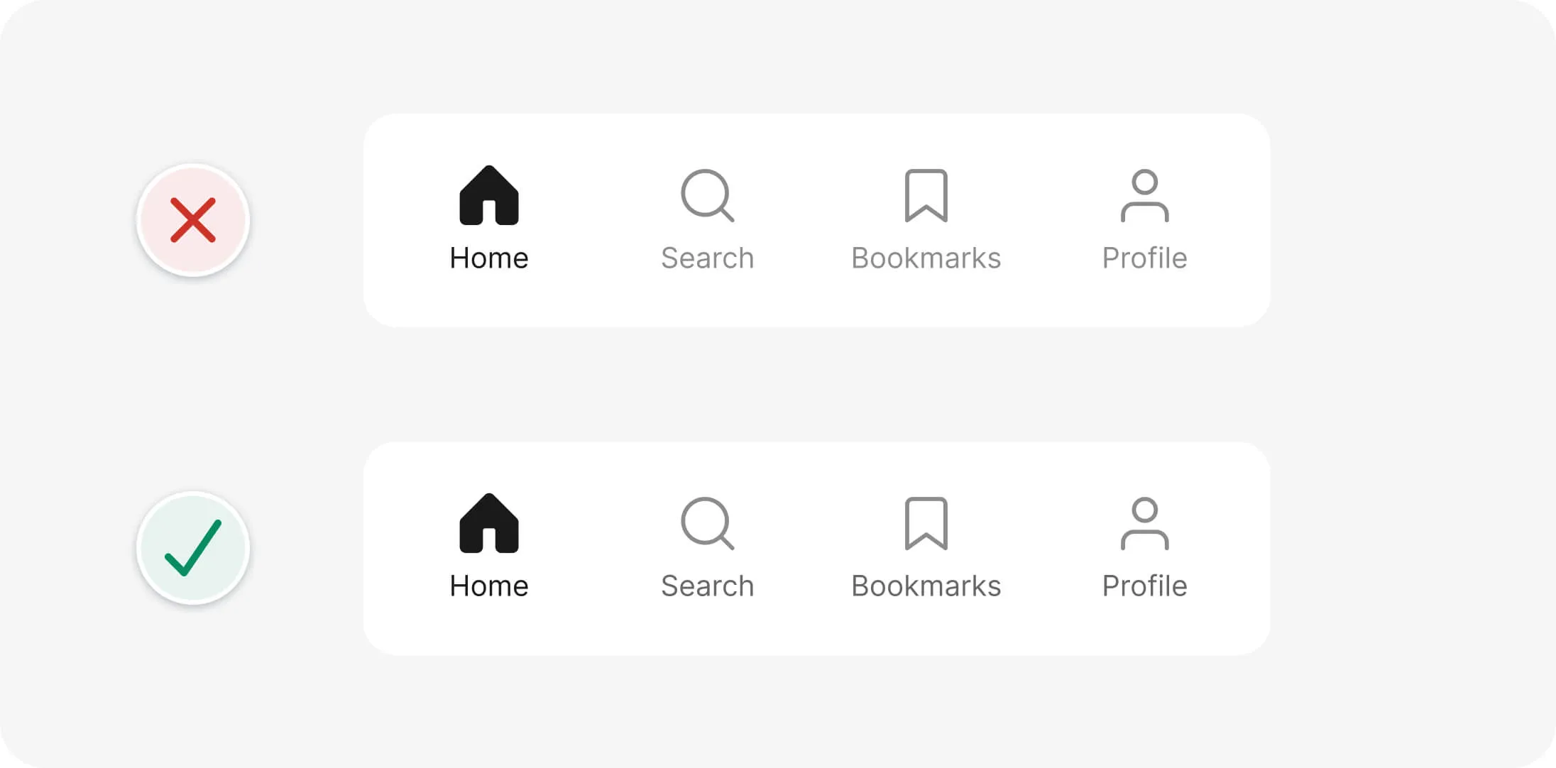 平衡图标和文字的视觉重量