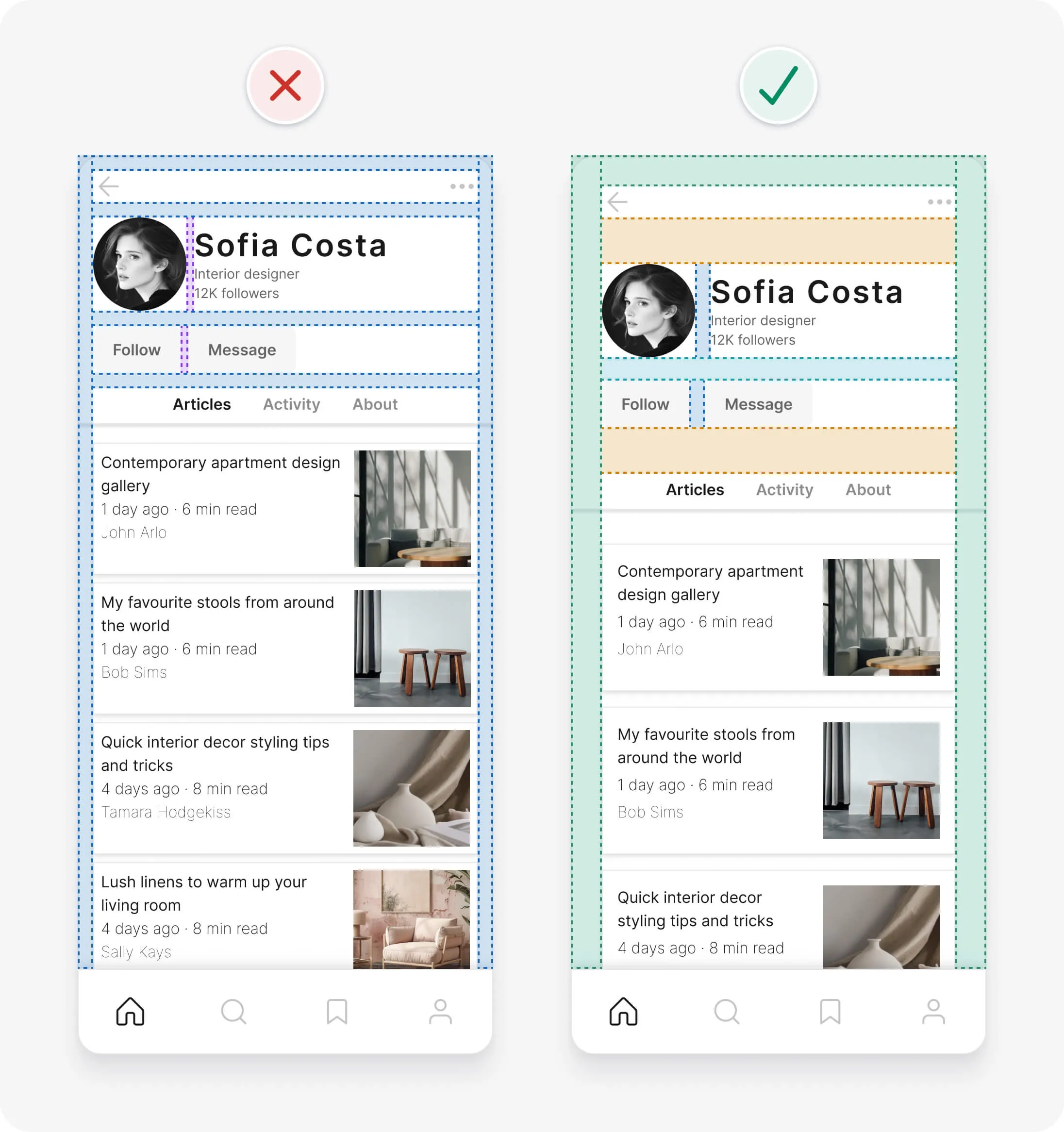 预定义间距选项